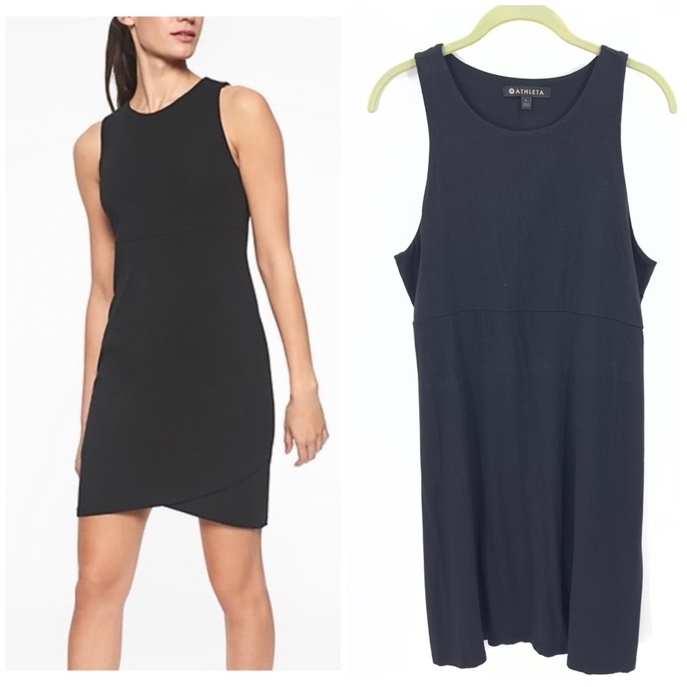 Athleta La Palma Dress Womens Large Soft Stretch Active Sporty Capsule LBD